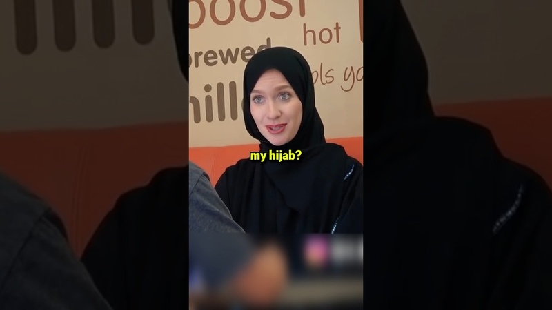 Meeting her dates in Hijab, hijab,