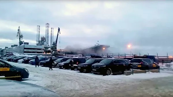 © Стоп-кадр видео, опубликованного на странице "Североморск" во "ВКонтакте»