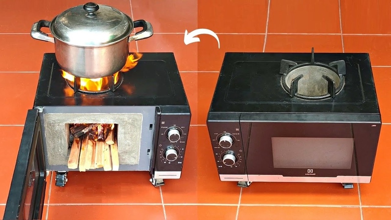 Outdoor wood stove Creative ideas from