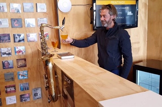 Saxophone Beer Tap Installation