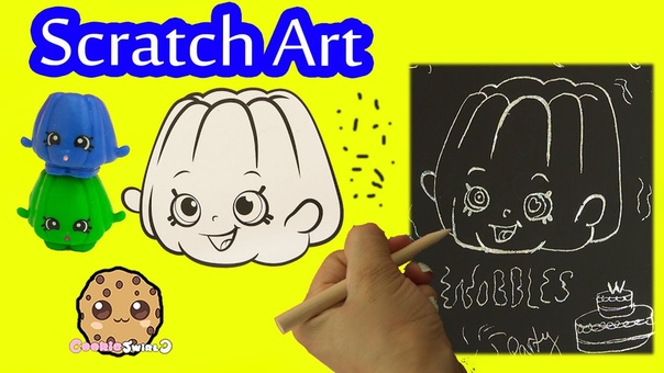 Shopkins Season 1 Sketch Surprise Scratch Drawing Art Book Scratching