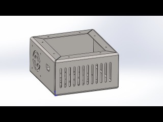Solidworks. Создние коробки для блока питания
