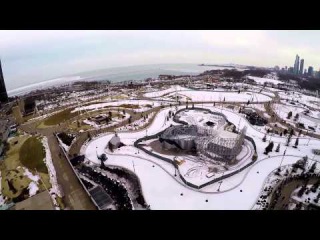 Soaring Above Chicago’s Maggie Daley Ice Skating Ribbon