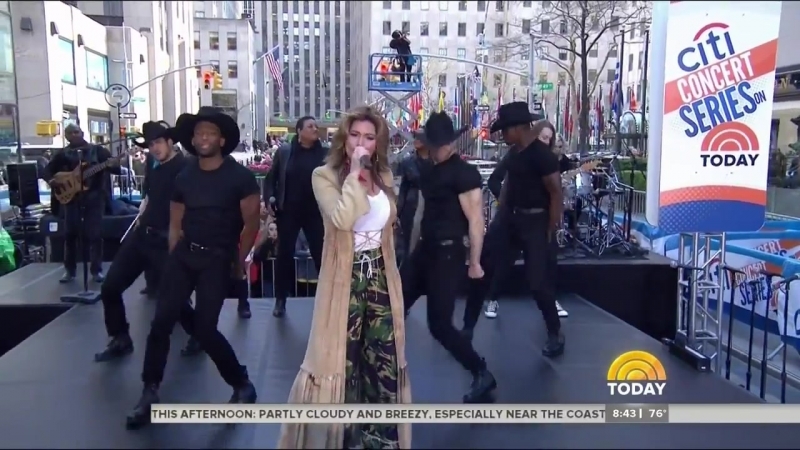 Shania Twain Any Man Of Mine ( Today Show April 30,