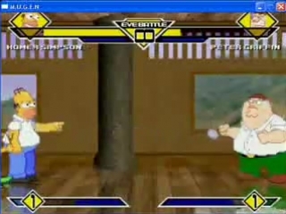 Гомер Симпсон vs Питер грифин