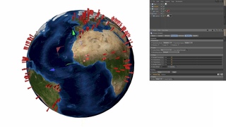 MoGraph Distribution From Texture in Cinema 4D