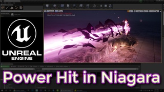 Unreal Engine Power Hit Effect Niagara Tutorials