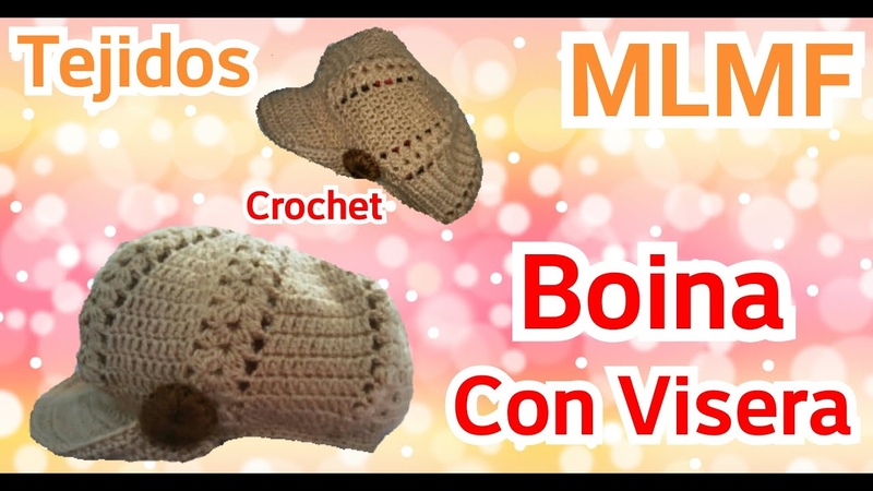 Crochet: Boina Con Visera Manualidades La Manita