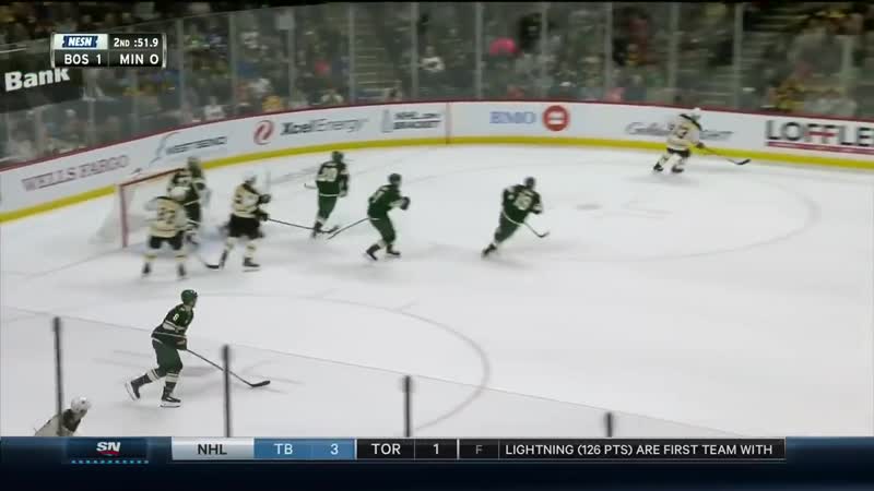 NHL Game Highlights Bruins vs. Wild April 04,