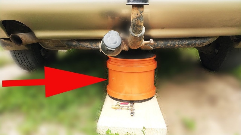 How to make a powerful air jack out of sewage