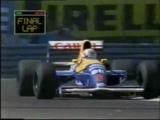 Mansell Last Lap Retirement - 1991 Canadian Grand Prix