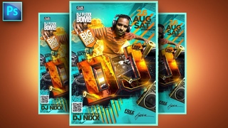 Social Media Poster Design Photoshop