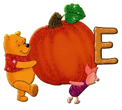 алфавит Винни-Пух и Пятачок с тыквой, image #5