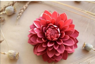 георгин воротничковый из фоамирана. георгин фоамиран. георгин из фоамирана. цветы из фоамирана георгины. мк георгин из фома.