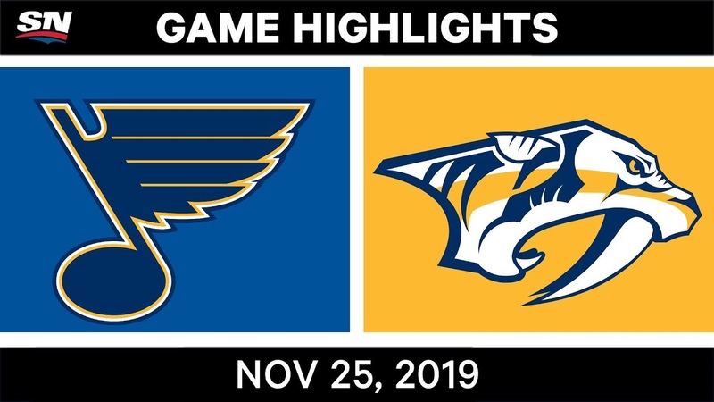 NHL Highlights, Blues vs Predators Nov. 25,