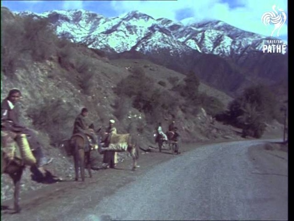 Mountain Road In Morocco (1970