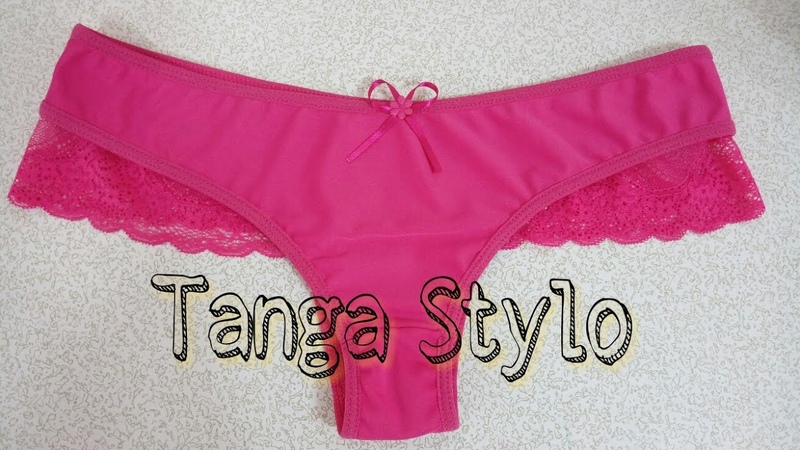 Tanga stylo, Como fazer a tanga com renda nas cavas da
