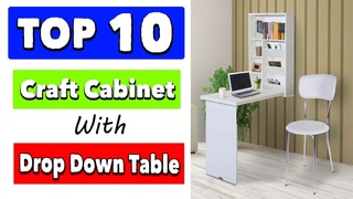 Craft Cabinet With Drop Down Table
