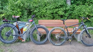 ФэтПокатушка в Учинское Водохранилище. #icanfatbike #fatbike #bike #покатушки #природа #велосипед