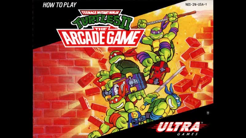 TMNT II: The Arcade Game, NES, Игрофильм, Без