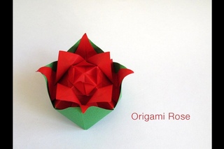Origami Nested Rose
