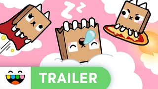 Up Your Sticker Game with Paper Bag Cat | iOS 10 iMessage Sticker App | Trailer | @TocaBoca