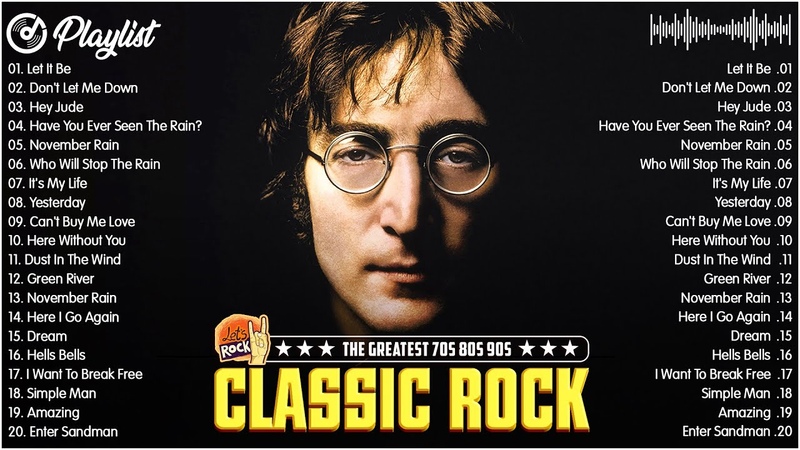 Top 100 Classic Rock Songs Of All Time Pink Floyd, Eagles, Queen, Def Leppard, Bon