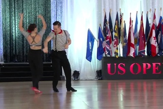 Benji Schwimmer & Nicole Clonch - showcase division - US Open 2015