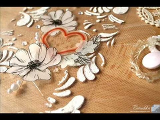 Мастер - класс. Текстурные узоры на прозрачной пленке.