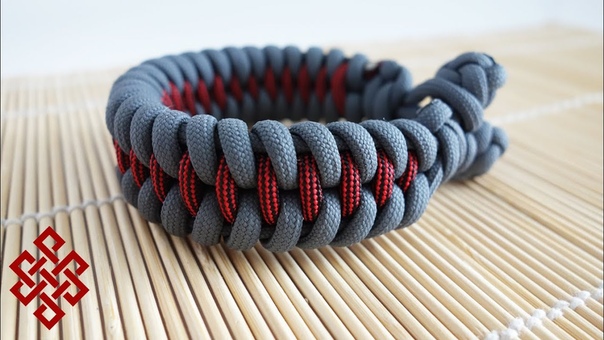 Dragons Teeth Knot and Loop Paracord Bracelet Tutorial ( No