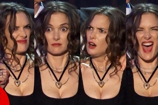 Winona Ryder’s Facial Expressions | SAG Awards 2017 | Stranger Things