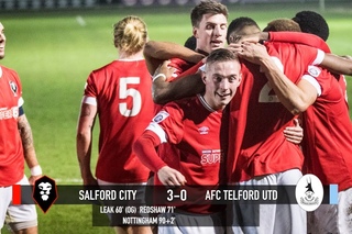 Salford City 3-0 Telford United - National League North 13/01
