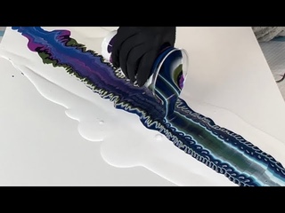 Must See! Beautiful Technique - With TLP Pigments And Acrylic Paint - Acrylic Pour