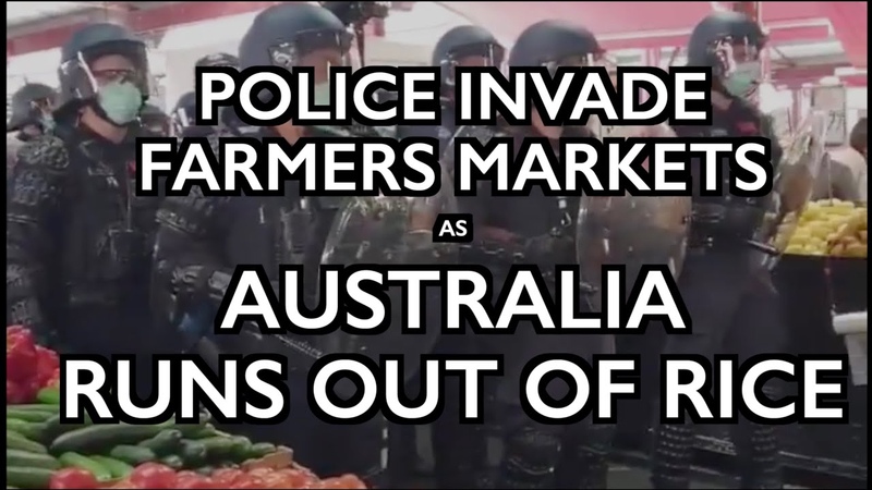 Australia Runs Out of Rice as Police Invade Market