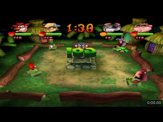 Crash Bash (Playstation 1) | Jungle Fox | Level 20 Trophy Run