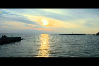 A minute of Greece: Sunset in Chalkidiki. Kallikratia seafront