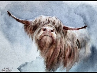 Для марафона #watercolor_intensive_animalism