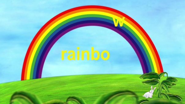 Rabbit Rainbow Lower Case Alphabet