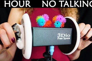 1 Hour No Talking ASMR For Sleep – Ear Cleaning Sounds, Brushes, Bunchems, Mascara Wands