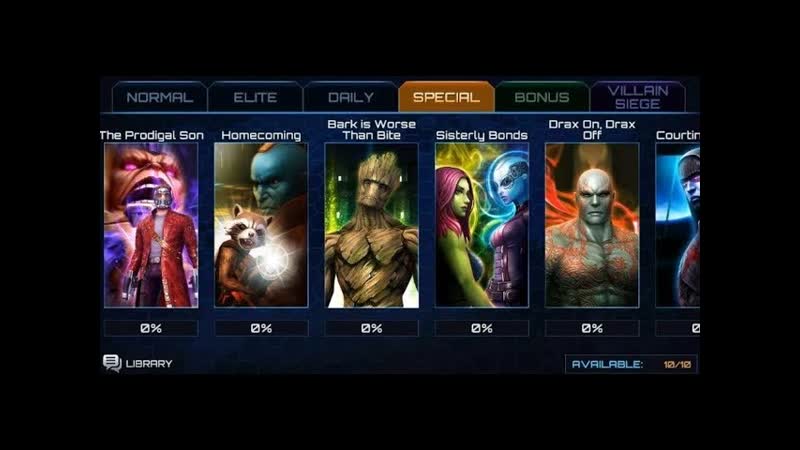Marvel: Future Fight, Special Mission Guardians of the