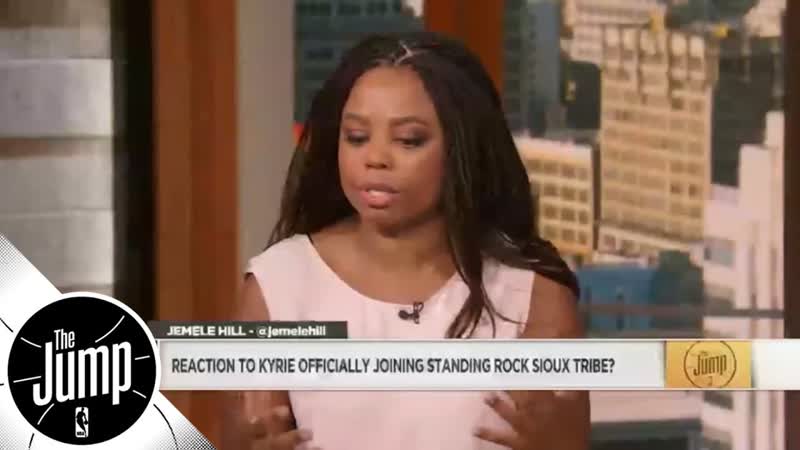 Reacting to Kyrie Irving officially joining Standing Rock Sioux, The Jump,
