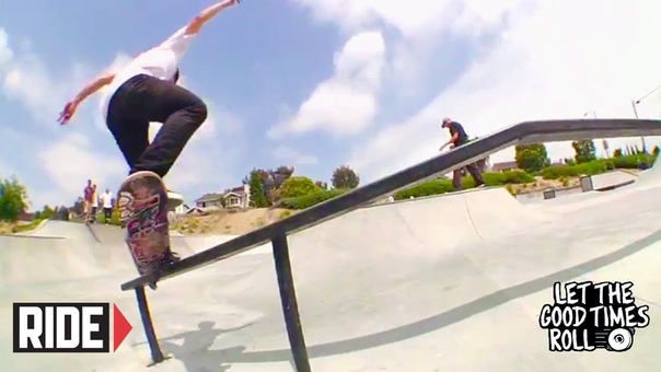 Riley Hawk, Slash, Jamie Thomas and Bros Skate Bishop Park LET THE GOOD TIMES