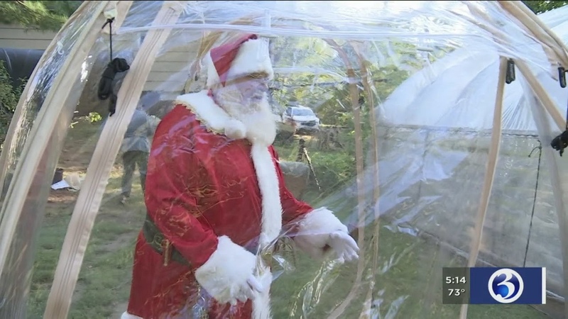 VIDEO: Coronavirus changing the way visits with Santa take place this holiday