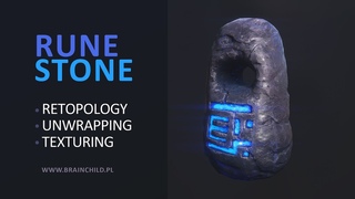 BLENDER 3.0 - Rune Stone (Part 2) Creating 3D Model | 3D Modeling | 3D Texturing